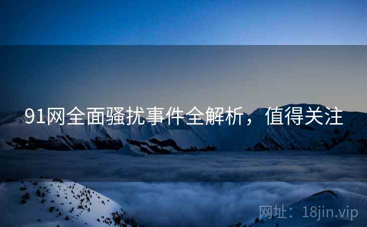 91网全面骚扰事件全解析，值得关注