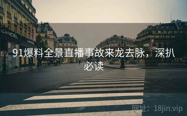 91爆料全景直播事故来龙去脉，深扒必读